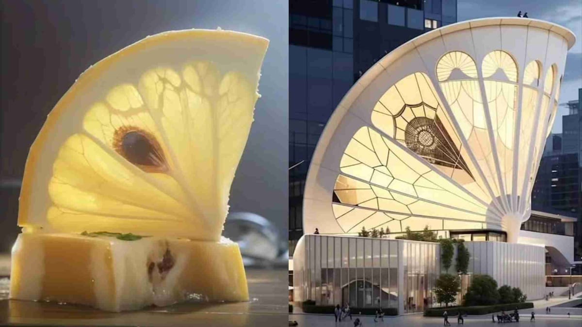 Designers Uses Images of Food to AI - Designs Incredible Architecture