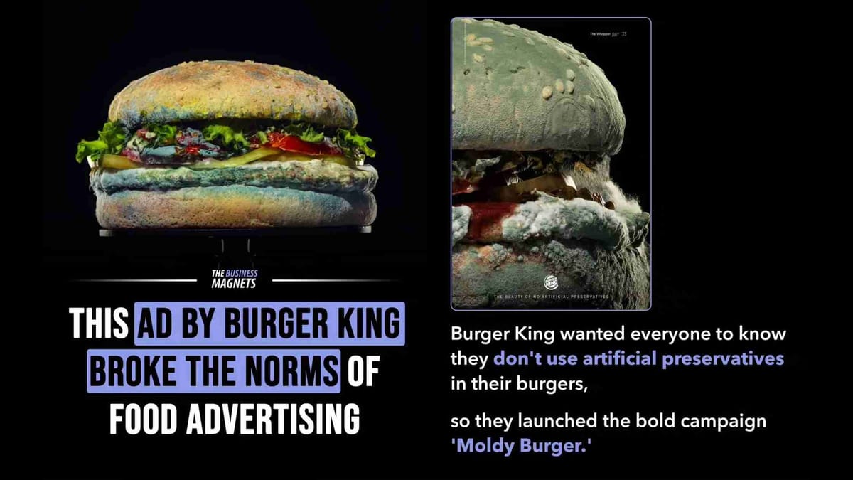 This Ad By Burger King Broke The Norms of Food Advertising