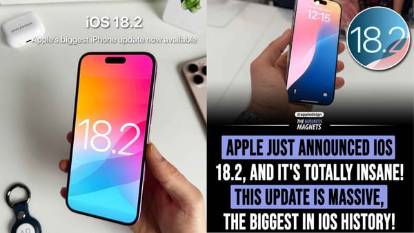 Apple Just Announced iOS 18.2 And It’s Totally Insane! The Biggest Update in iOS History