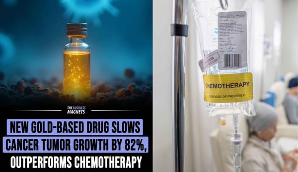 New Gold-Based Drug Slows Cancer Tumor Growth By 82%, Outperforms Chemotherapy